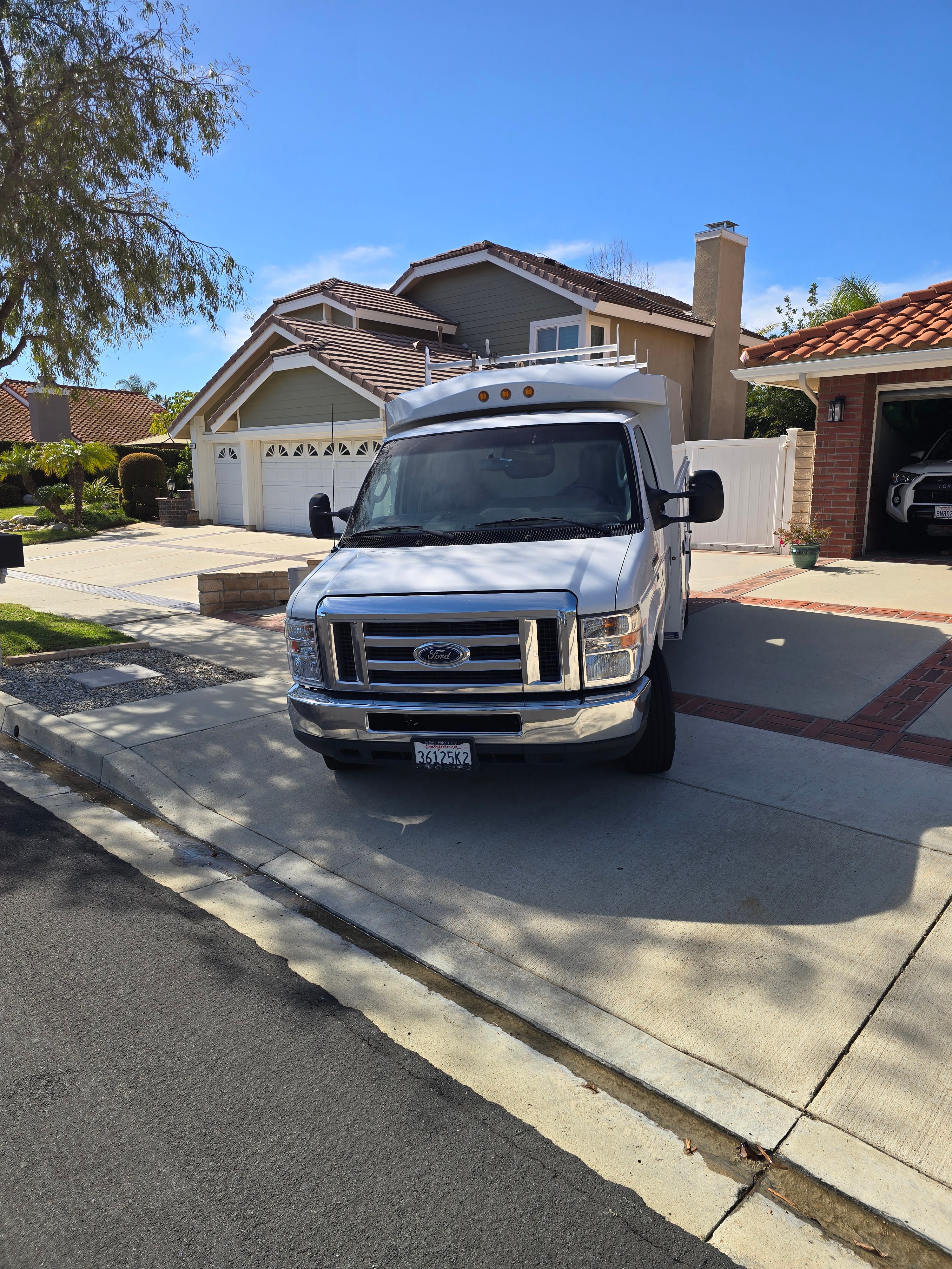Electrician truck setup and equipment